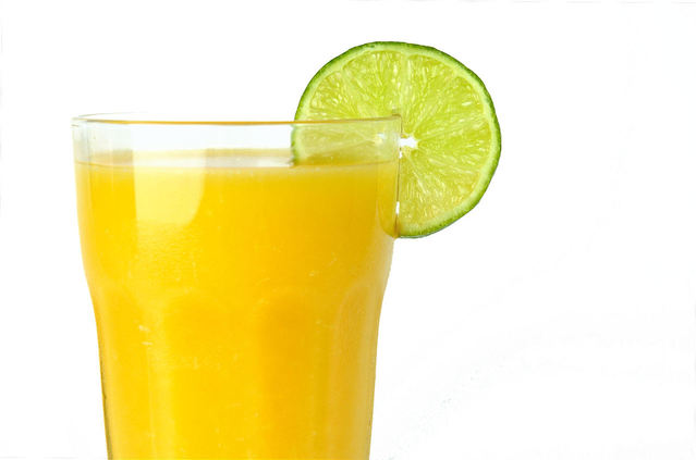 glass of juice orange